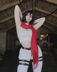 Alina Becker – Mikasa Ackerman (Cosplay)