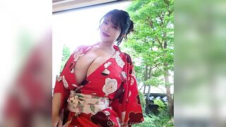 Anri Okita End Summer Kimono