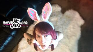 Pornstar Haven Moss Makes A Cute Little Bunny