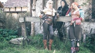 Gumiho Hannya The Witcher Lesbian photoshoot