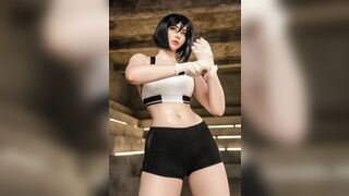 Alina Becker – Mikasa Ackerman Gym (Cosplay)